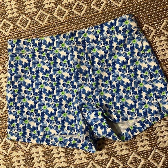 Abercrombie & Fitch women’s shorts size 00 w24 Blue floral Print - Picture 7 of 8